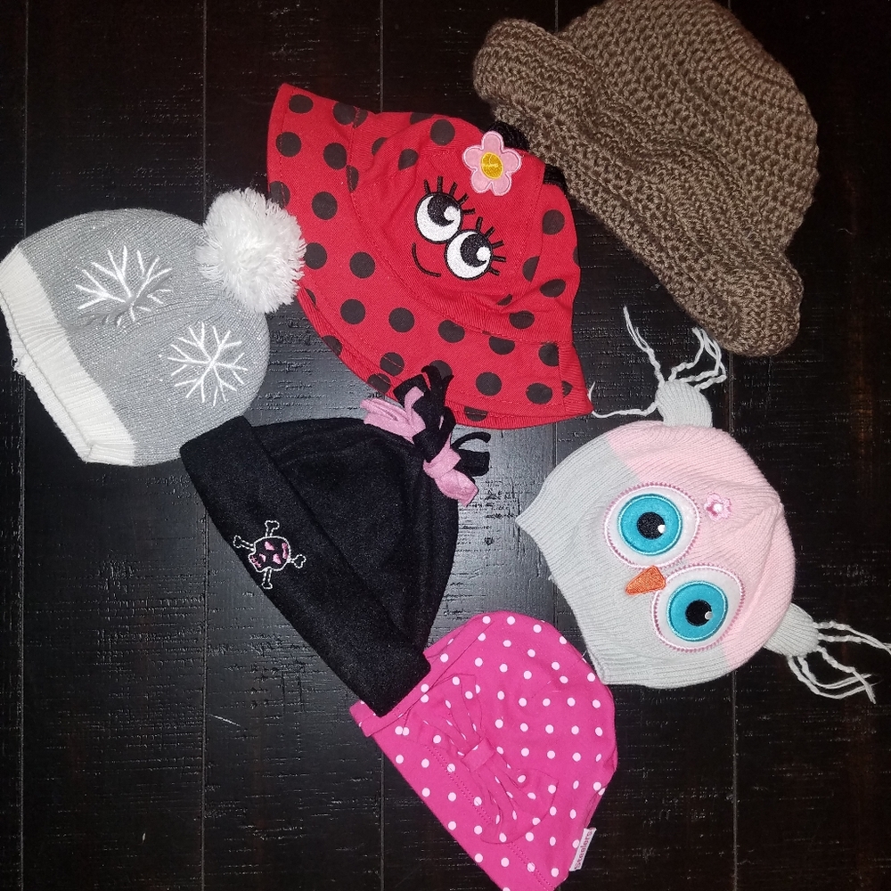 8-Winter and summer infant hats